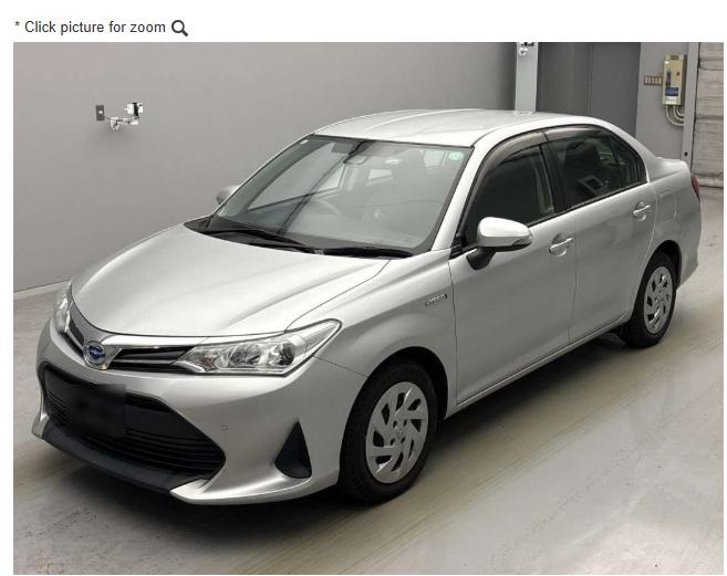 2019 Toyota Axio Hybrid