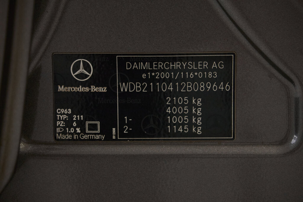 2007 Merceded Benz E200