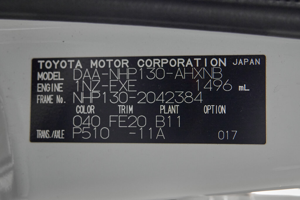 2018 Toyota Vitz