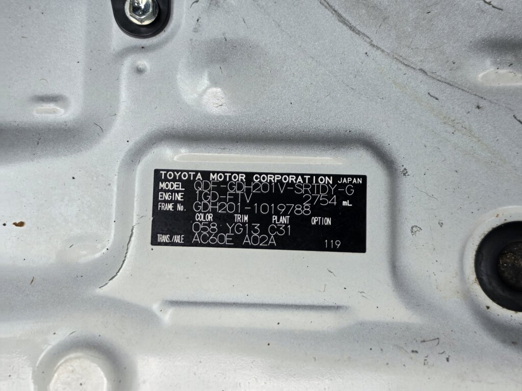 2019 Toyota Hiace