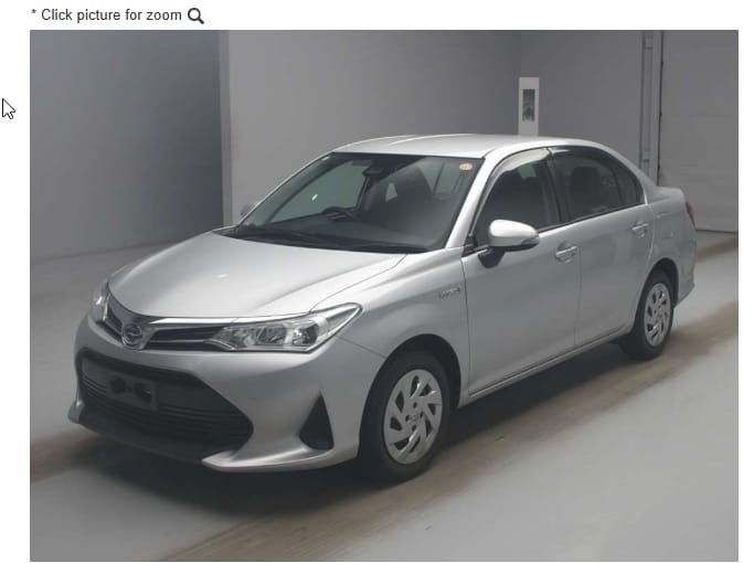 2019 Toyota Axio Hybrid