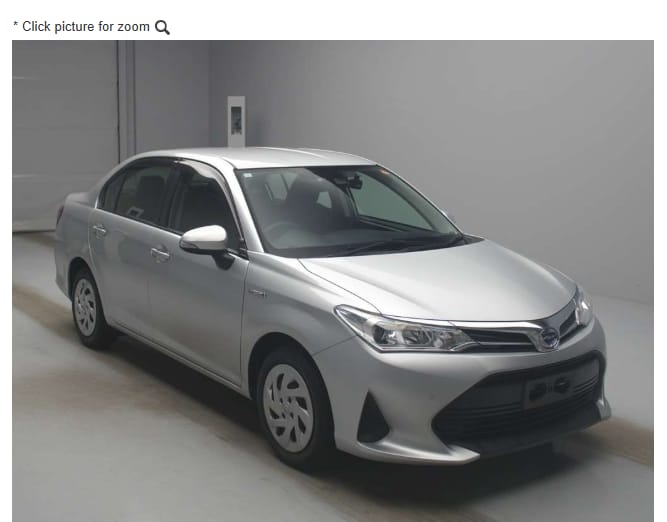 2019 Toyota Axio Hybrid