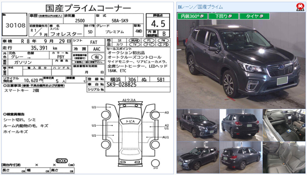 2019 Subaru Forester SK9